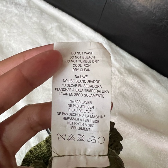 Bebe Olive Ruffle Tank Top - Picture 8 of 9